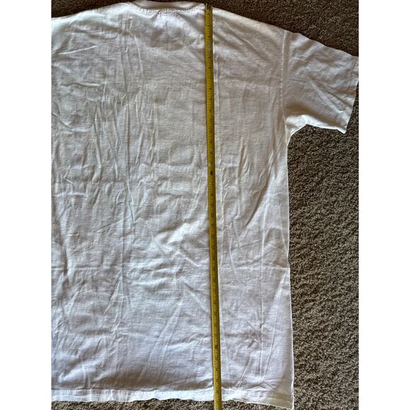 Vintage Syracuse Orangemen USA Made OSFA White Single Stitched Anvil Sleep Shirt - Picture 6 of 6